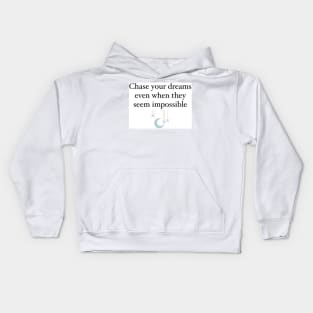 Quote Design Kids Hoodie